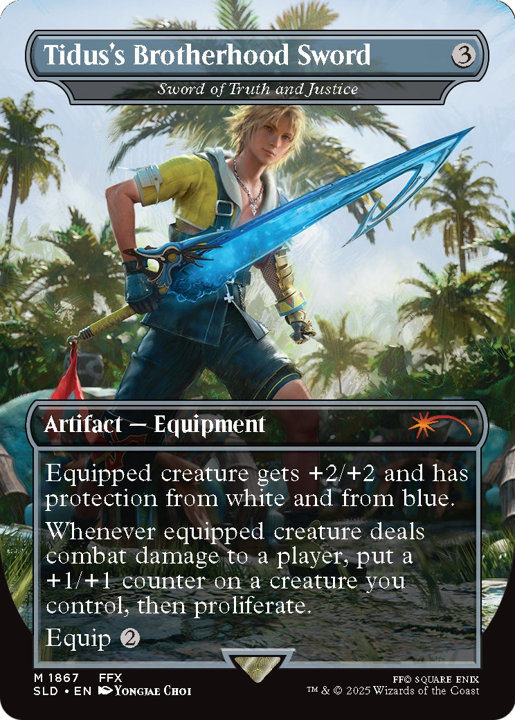 Sword of Truth and Justice (SLD-1867) (Borderless) [Secret Lair Drop]