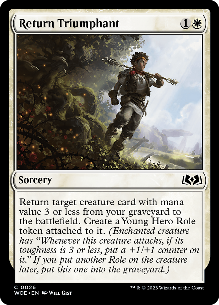 Return Triumphant (WOE-026) [Wilds of Eldraine]