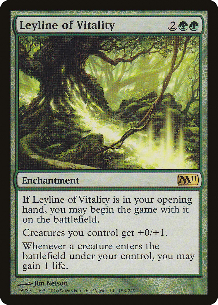 Leyline of Vitality (M11-183) [Magic 2011]