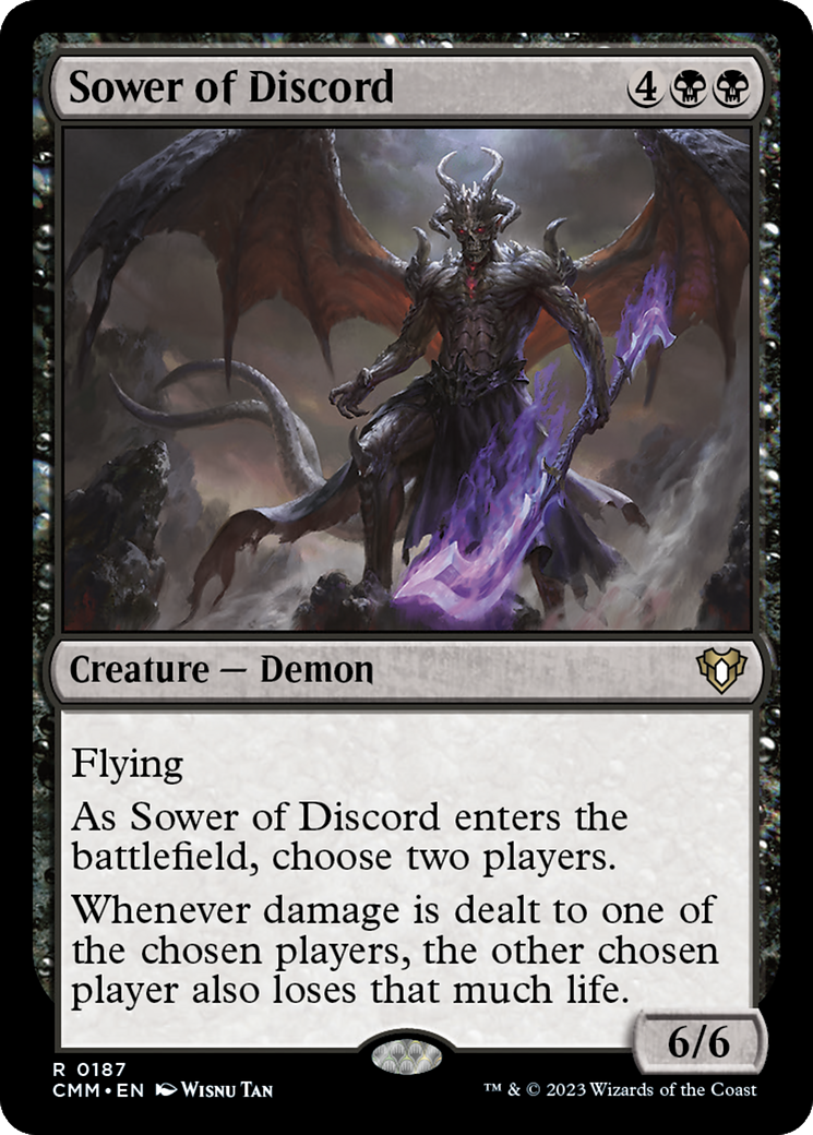 Sower of Discord (CMM-187) [Commander Masters] Foil