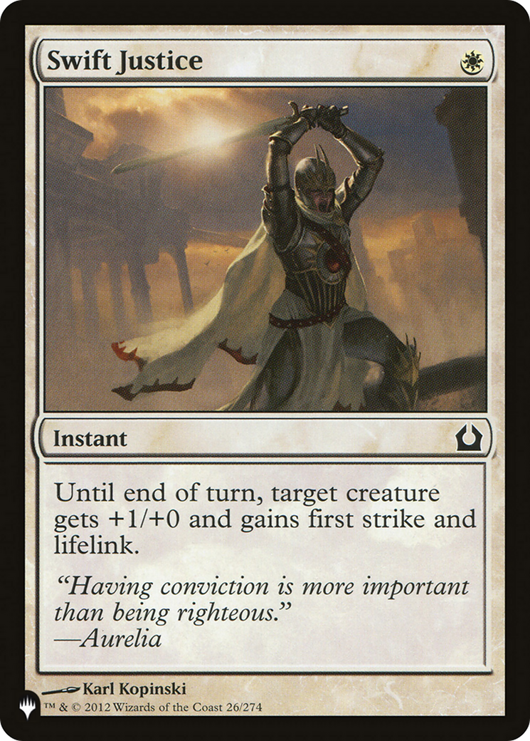 Swift Justice (LIST-RTR-26) [The List]