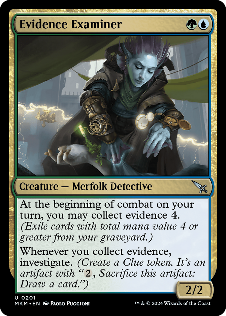 Evidence Examiner (MKM-201) [Murders at Karlov Manor] Foil
