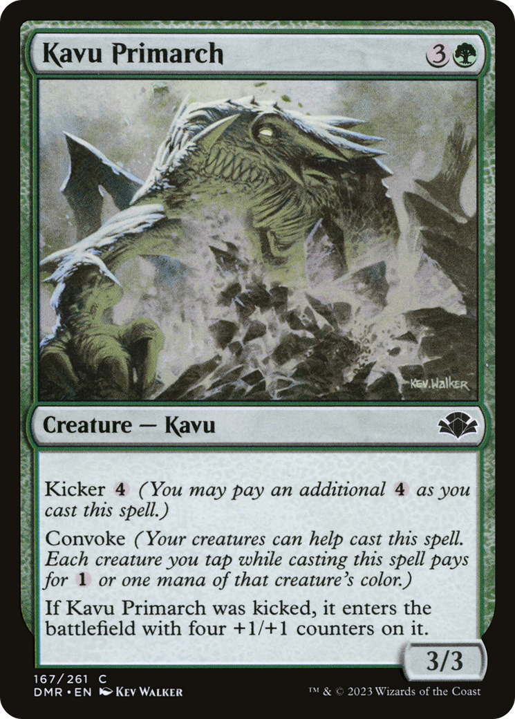 Kavu Primarch (DMR-167) [Dominaria Remastered] Foil