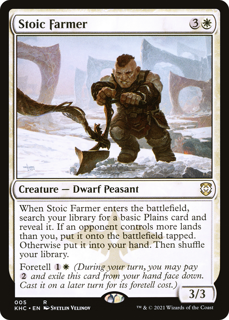 Stoic Farmer (KHC-005) [Kaldheim Commander]