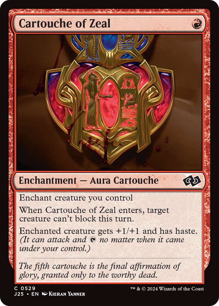 Cartouche of Zeal (J25-529) [Foundations Jumpstart]
