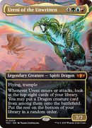 Ureni of the Unwritten (TDC-009) [Commander: Tarkir: Dragonstorm] (Borderless) Foil
