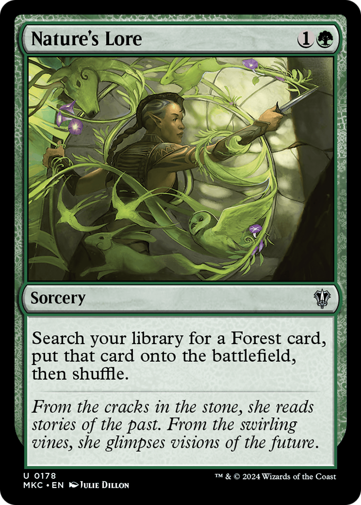 Nature's Lore (MKC-178) [Murders at Karlov Manor Commander]