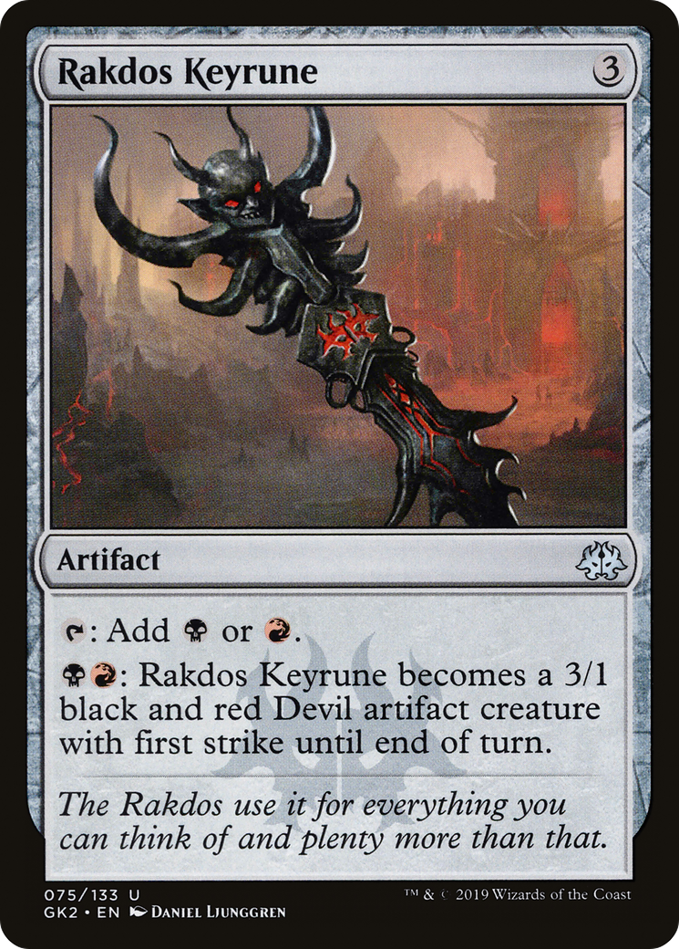 Rakdos Keyrune (GK2-075) [RNA Guild Kit]