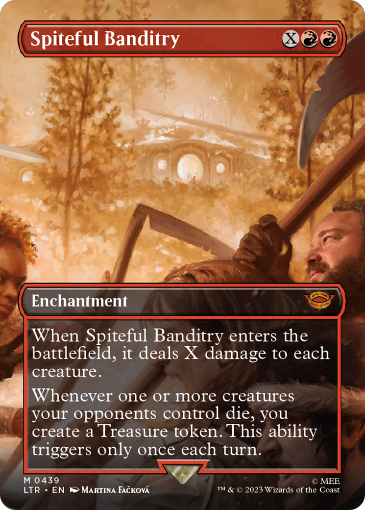 Spiteful Banditry (LTR-439) [The Lord of the Rings: Tales of Middle-earth] (Borderless) Foil