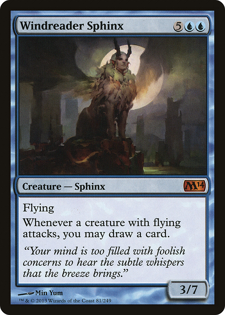 Windreader Sphinx (M14-081) [Magic 2014]