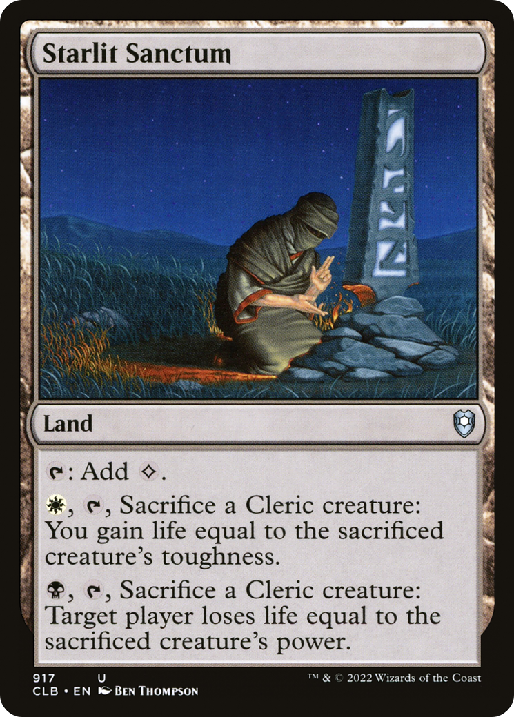 Starlit Sanctum (CLB-917) [Commander Legends: Battle for Baldur's Gate]