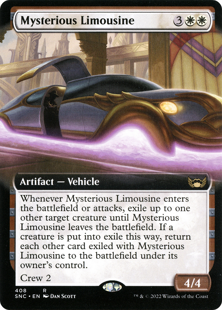 Mysterious Limousine (Extended Art) (SNC-408) [Streets of New Capenna]