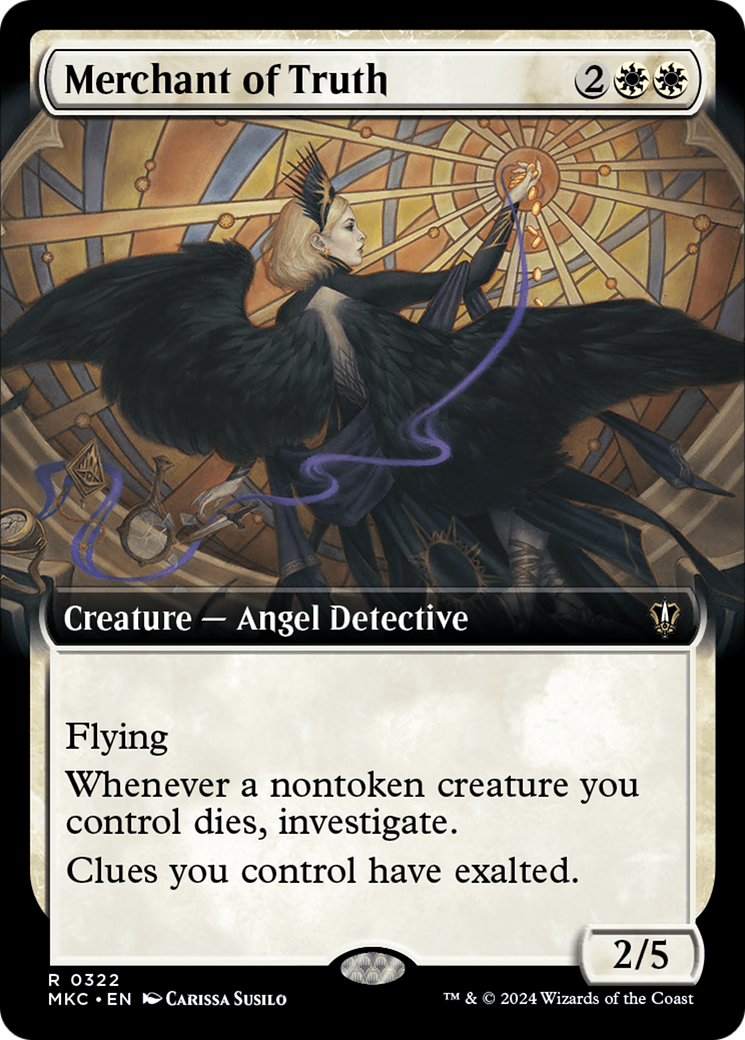 Merchant of Truth (MKC-322) [Murders at Karlov Manor Commander]: (Extended Art)