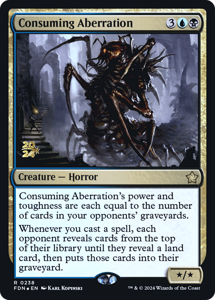 Consuming Aberration (FDN) (PRE-238) [Foundations Promos] Foil