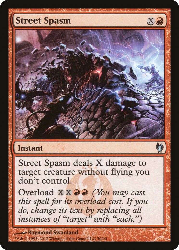 Street Spasm (DDJ-030) [Duel Decks: Izzet vs. Golgari]