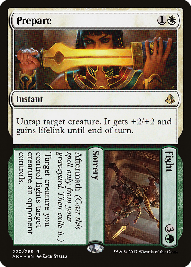 Prepare // Fight (AKH-220) [Amonkhet]