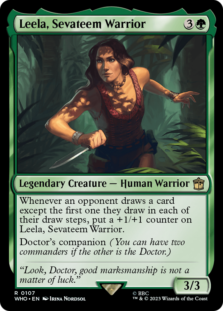 Leela, Sevateem Warrior (WHO-107) [Doctor Who] Foil