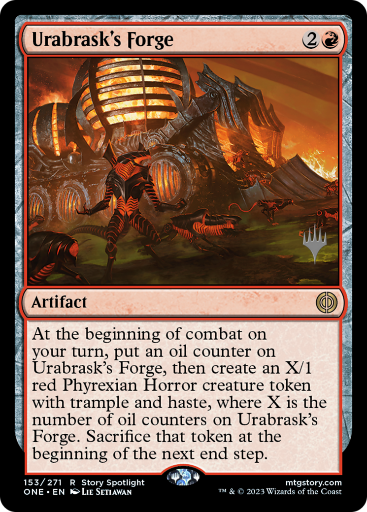 Urabrask's Forge (PPONE-153P) [Phyrexia: All Will Be One Promos] Foil