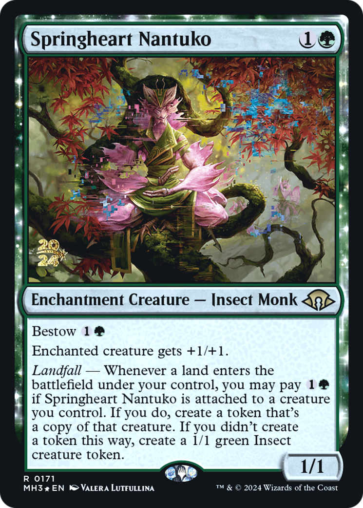 Springheart Nantuko (PRE-171S) [Modern Horizons 3 Promos] Foil