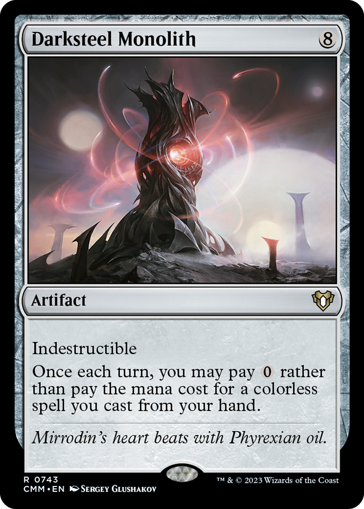 Darksteel Monolith (CMM-743) [Commander Masters]