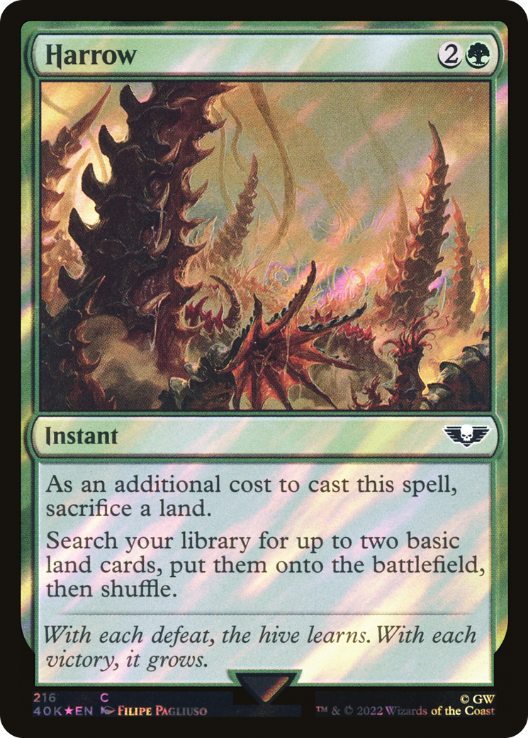 Harrow (Surge Foil) (40K-216) [Warhammer 40,000 Commander] Foil