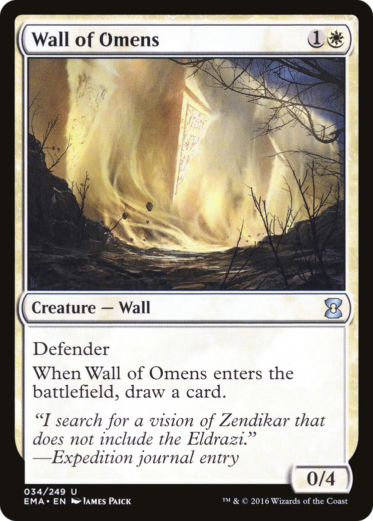 Wall of Omens (EMA-034) [Eternal Masters]