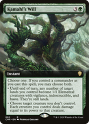 Kamahl's Will (Extended Art) (CMR-680) [Commander Legends]