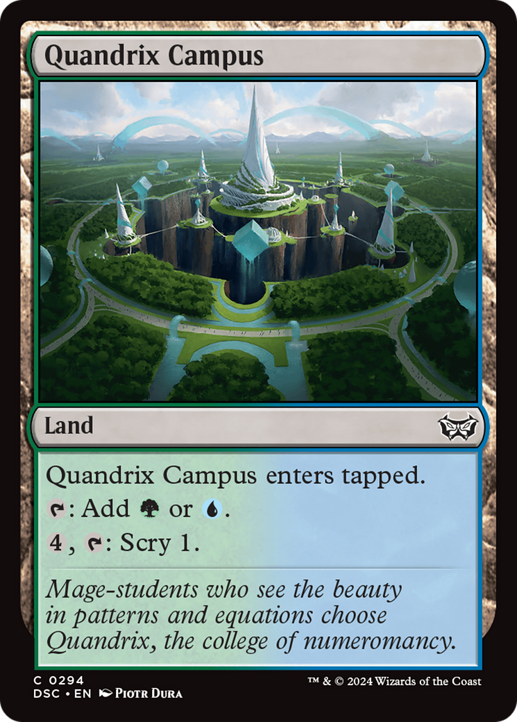 Quandrix Campus (DSC-294) [Duskmourn: House of Horror Commander]
