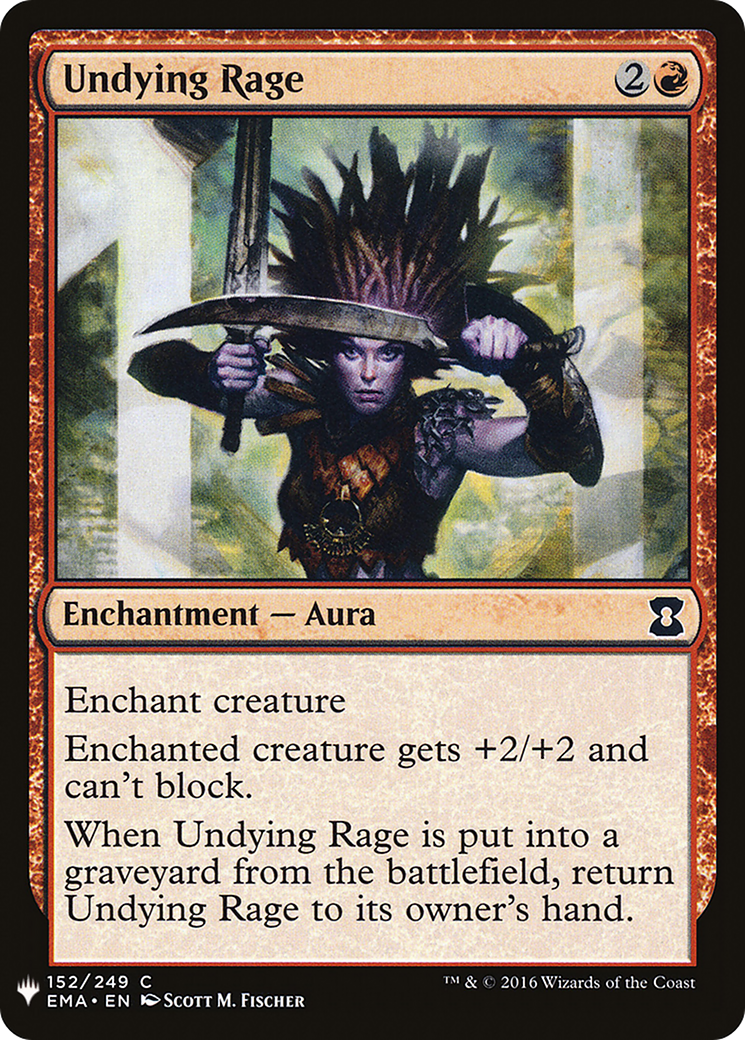 Undying Rage (LIST-EMA-152) [The List]