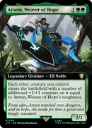 Arwen, Weaver of Hope (LTC-118) [Tales of Middle-earth Commander]: (Extended Art)