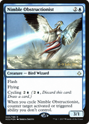 Nimble Obstructionist (PRE-40S) [Hour of Devastation Promos] Foil
