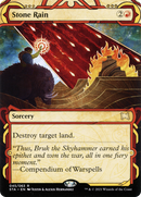 Stone Rain (STA-045) [Strixhaven Mystical Archive]: (Showcase) (Borderless) Foil