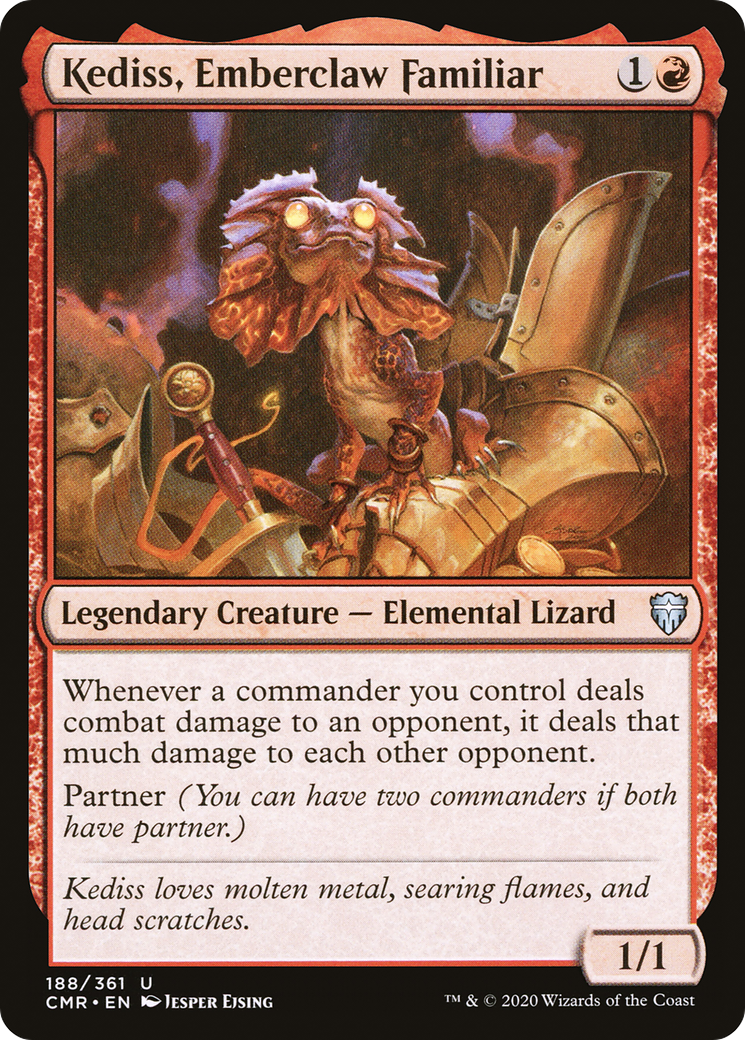 Kediss, Emberclaw Familiar (CMR-188) [Commander Legends] Foil