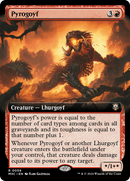 Pyrogoyf (M3C-059) [Modern Horizons 3 Commander]: (Extended Art)