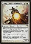 Yomiji, Who Bars the Way (BOK-030) [Betrayers of Kamigawa] Foil