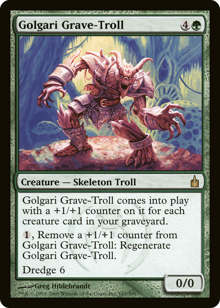 Golgari Grave-Troll (RAV-167) [Ravnica: City of Guilds]