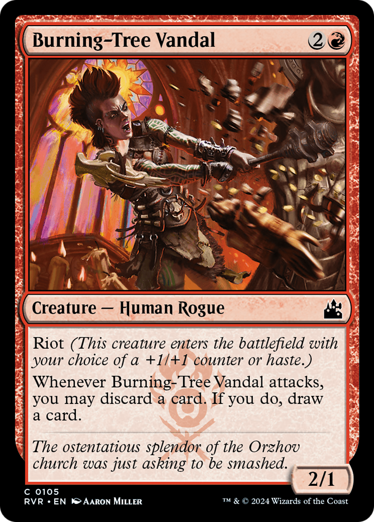 Burning-Tree Vandal (RVR-105) [Ravnica Remastered]