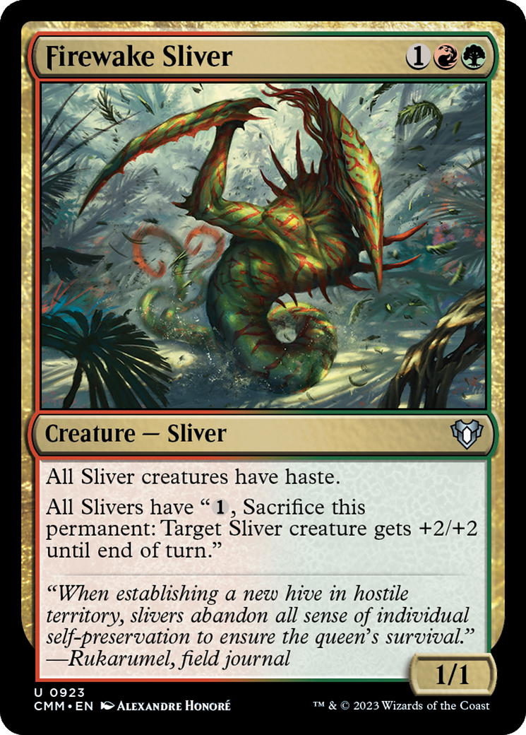 Firewake Sliver (CMM-923) [Commander Masters]