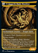 The Kami War // O-Kagachi Made Manifest (NEO-362) [Kamigawa: Neon Dynasty]: (Showcase, fandfc) Foil