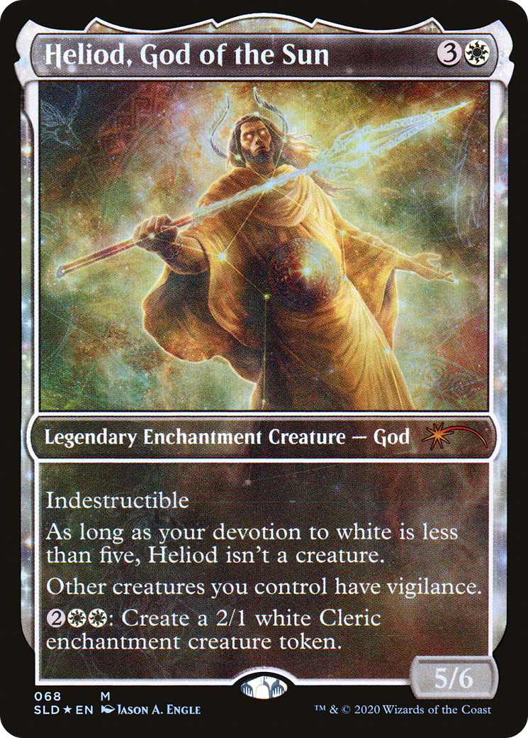 Heliod, God of the Sun (SLD-068) [Secret Lair Drop]: (enchantment, Showcase) Foil