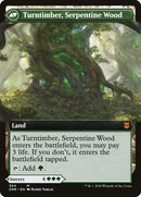 Turntimber Symbiosis // Turntimber, Serpentine Wood (ZNR-364) [Zendikar Rising]: (Extended Art) Foil