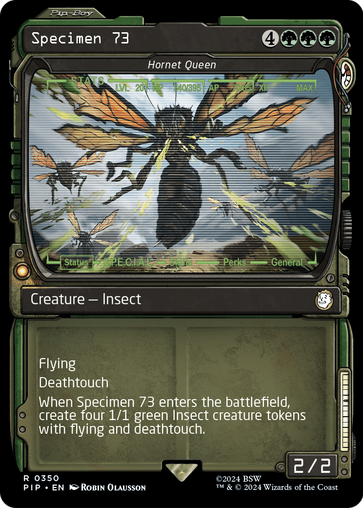 Specimen 73 - Hornet Queen (Showcase) (PIP-350) [Fallout]