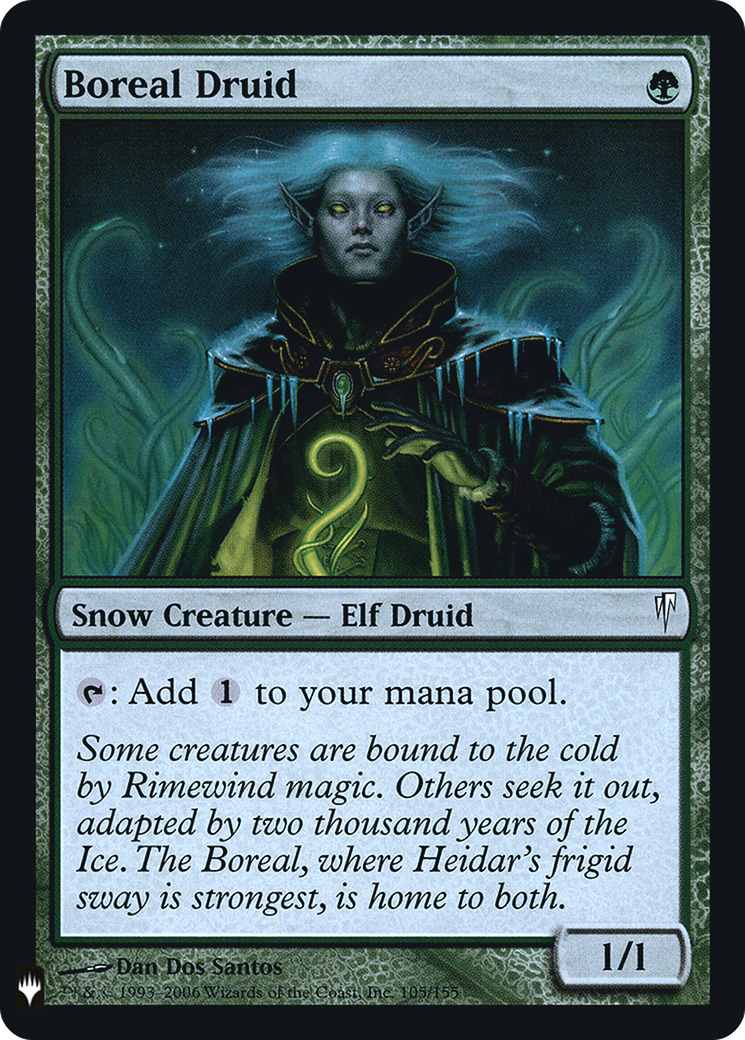 Boreal Druid (LIST-CSP-105) [The List] Foil