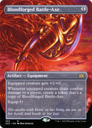 Bloodforged Battle-Axe (Borderless) (2X2-392) [Double Masters 2022]