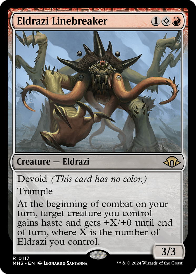 Eldrazi Linebreaker (MH3-117) [Modern Horizons 3]: (devoid)