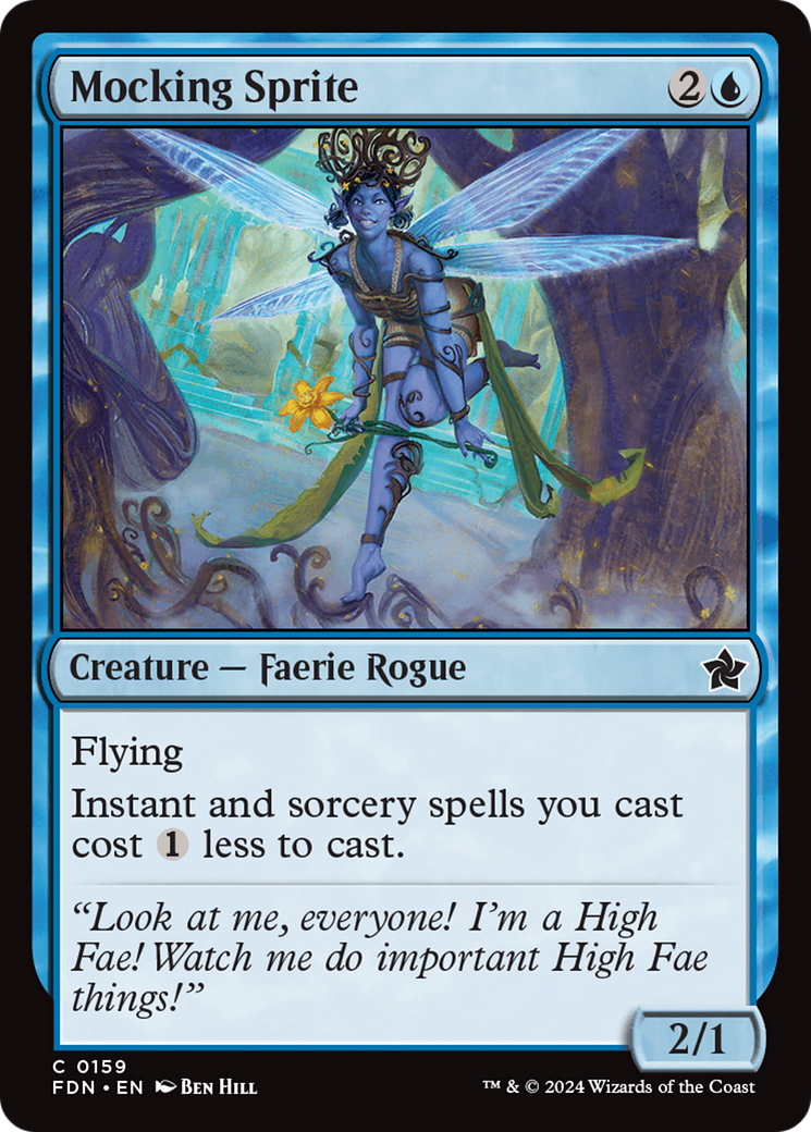 Mocking Sprite (FDN-159) [Foundations] Foil