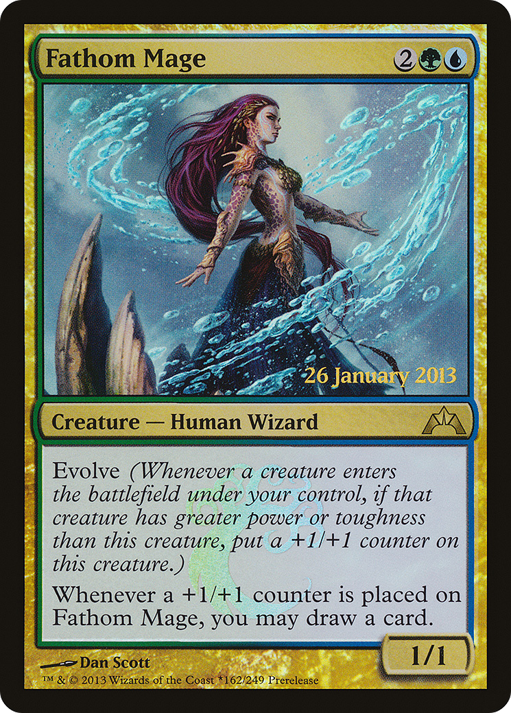 Fathom Mage (PRE-162★) [Gatecrash Promos] Foil