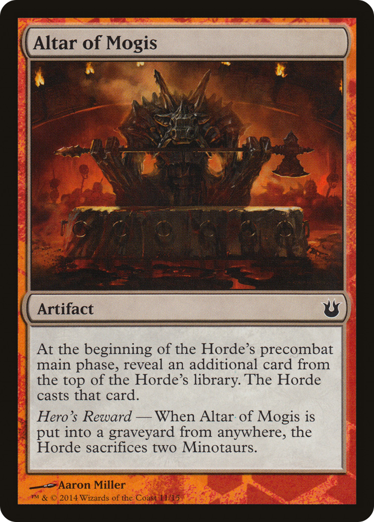 Altar of Mogis (HERO-011) [Battle the Horde]