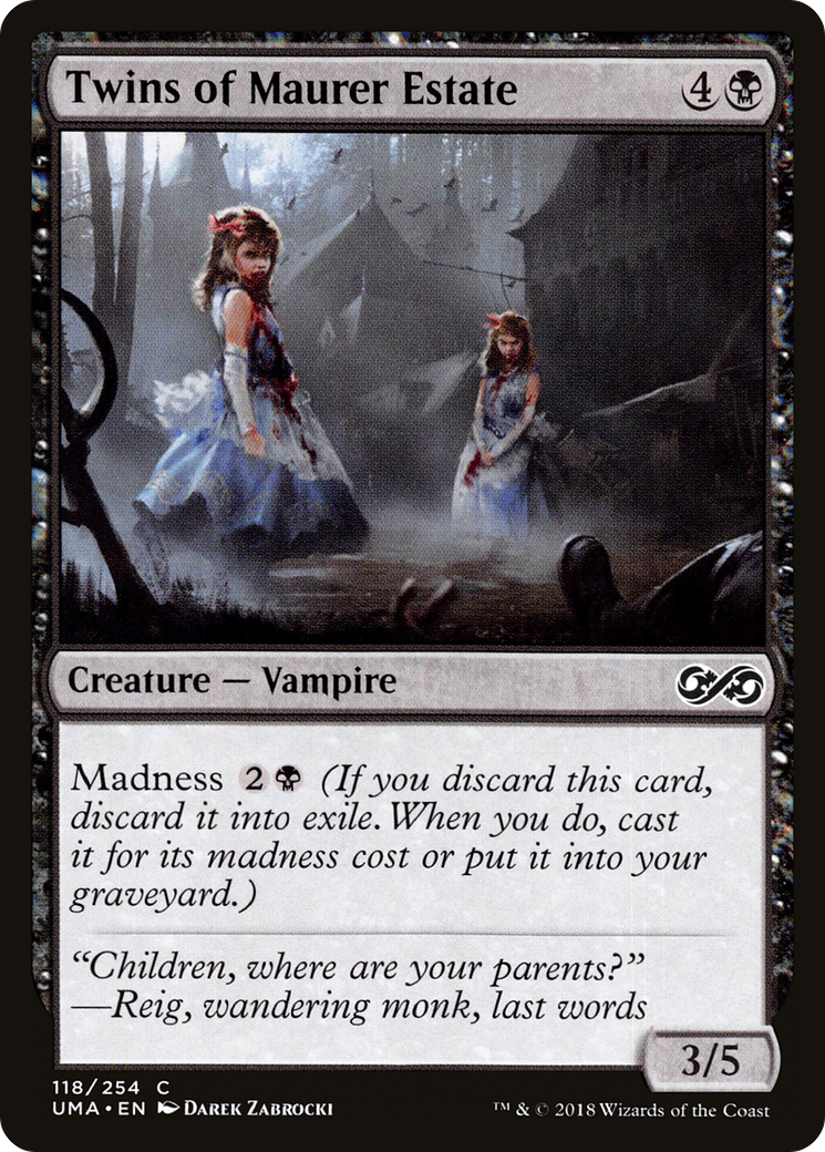 Twins of Maurer Estate (UMA-118) [Ultimate Masters]