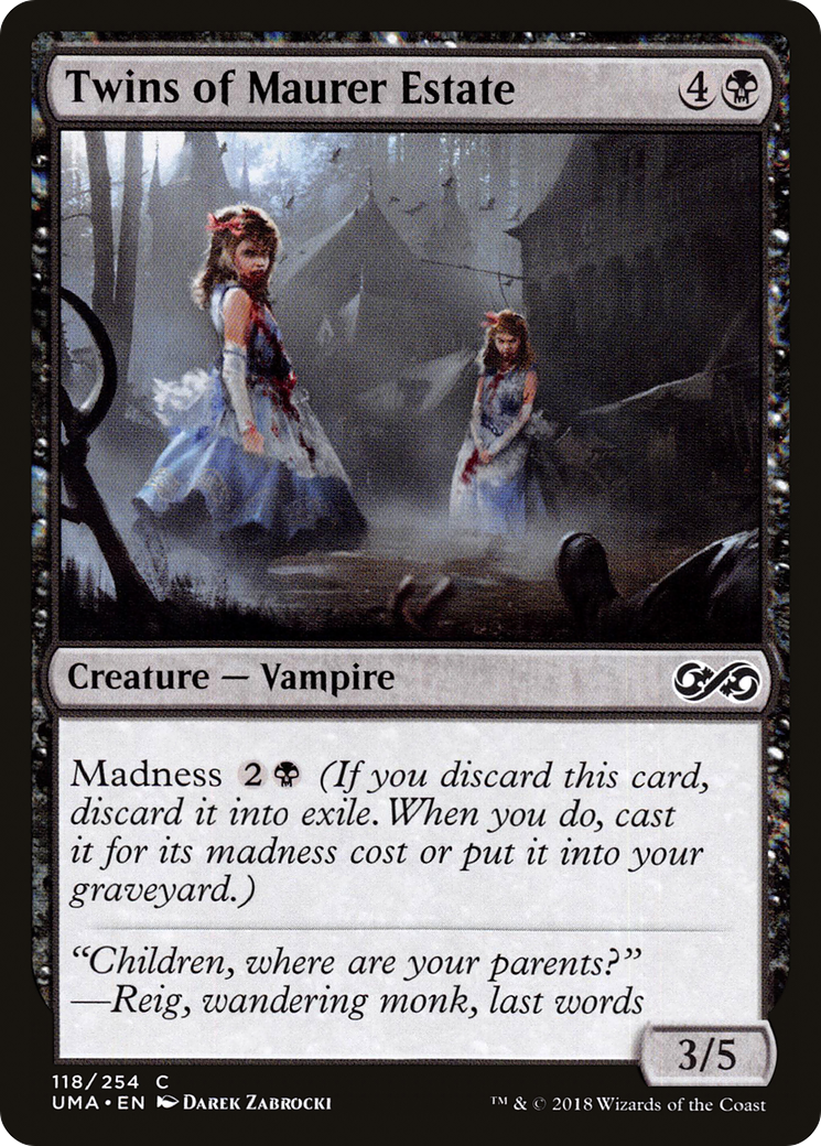 Twins of Maurer Estate (UMA-118) [Ultimate Masters]